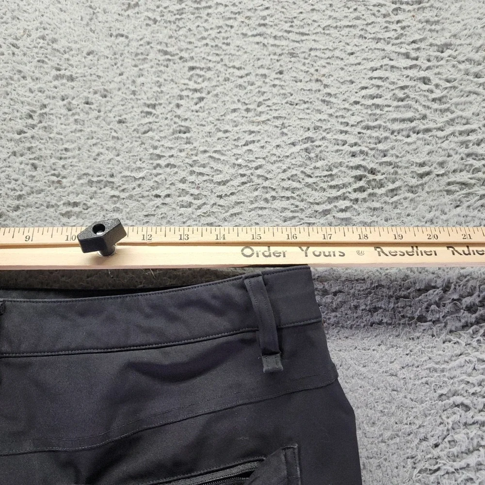 Lululemon ABC Pant Mens 32x30 Black Polyester Golf Tapered Slim Fit Performance